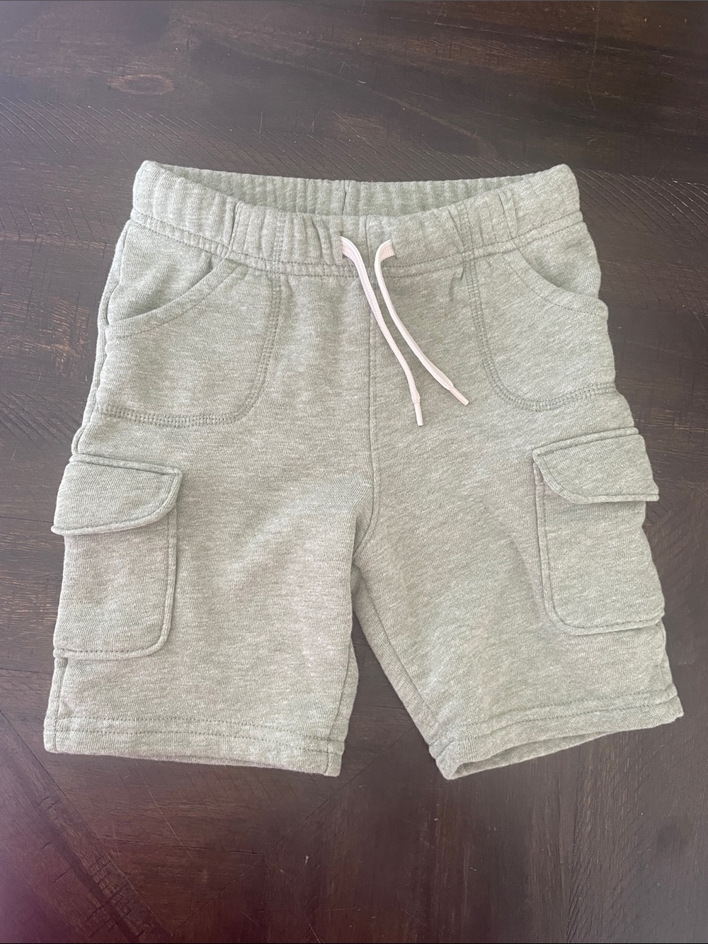 Old Navy Green Cargo Sweatshorts with Drawstring